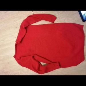 Beautiful Christmas off the shoulder red dress